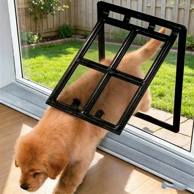 Home Security Adt - Pet Screen Door Lockable Plastic Mosquito