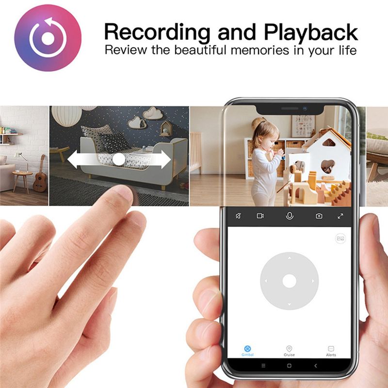 Home Security Wireless Camera - Essential Indoor Wifi Tuya Camera, Baby