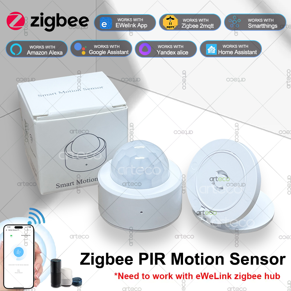Home Security Wireless - Ewelink Zigbee PIR Motion Sensor Human