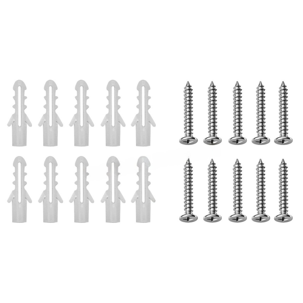Home Security Project - 20PCS Plastic Expansion Tube Screw Wall
