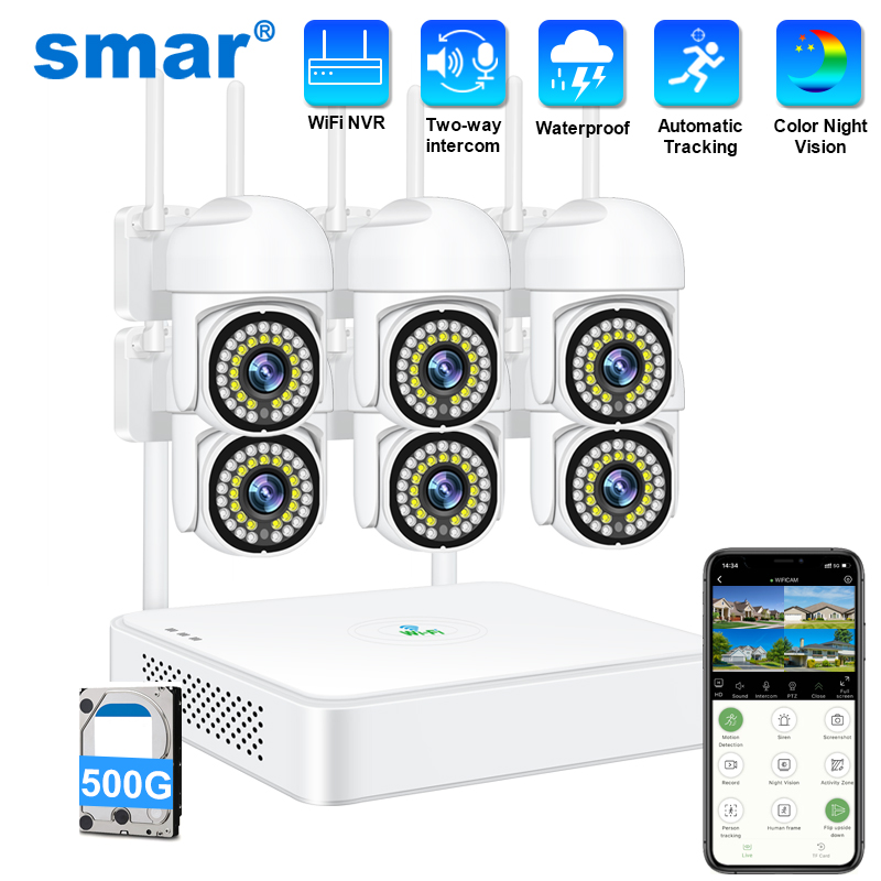 Home Security System Installation - Smar 3MP Wireless CCTV Security Camera