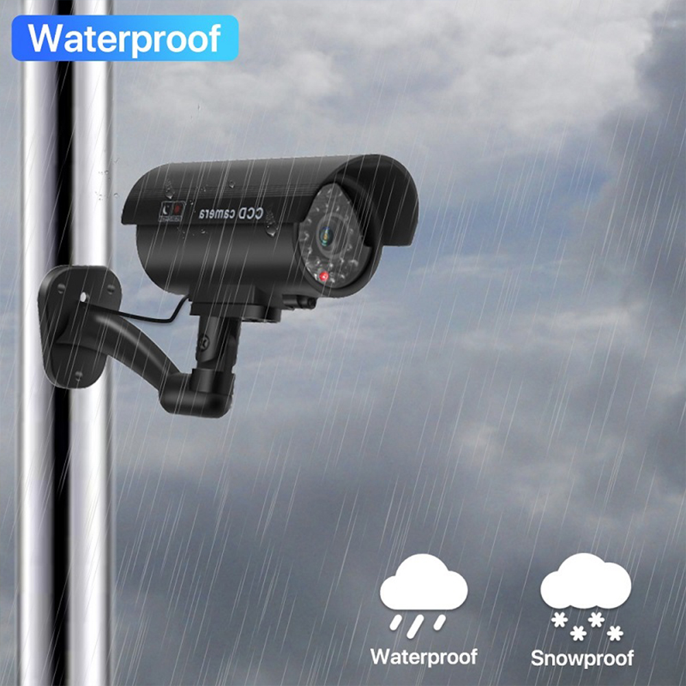 Solar Panel Dummy Surveillance - Home Security Lights recension och pris