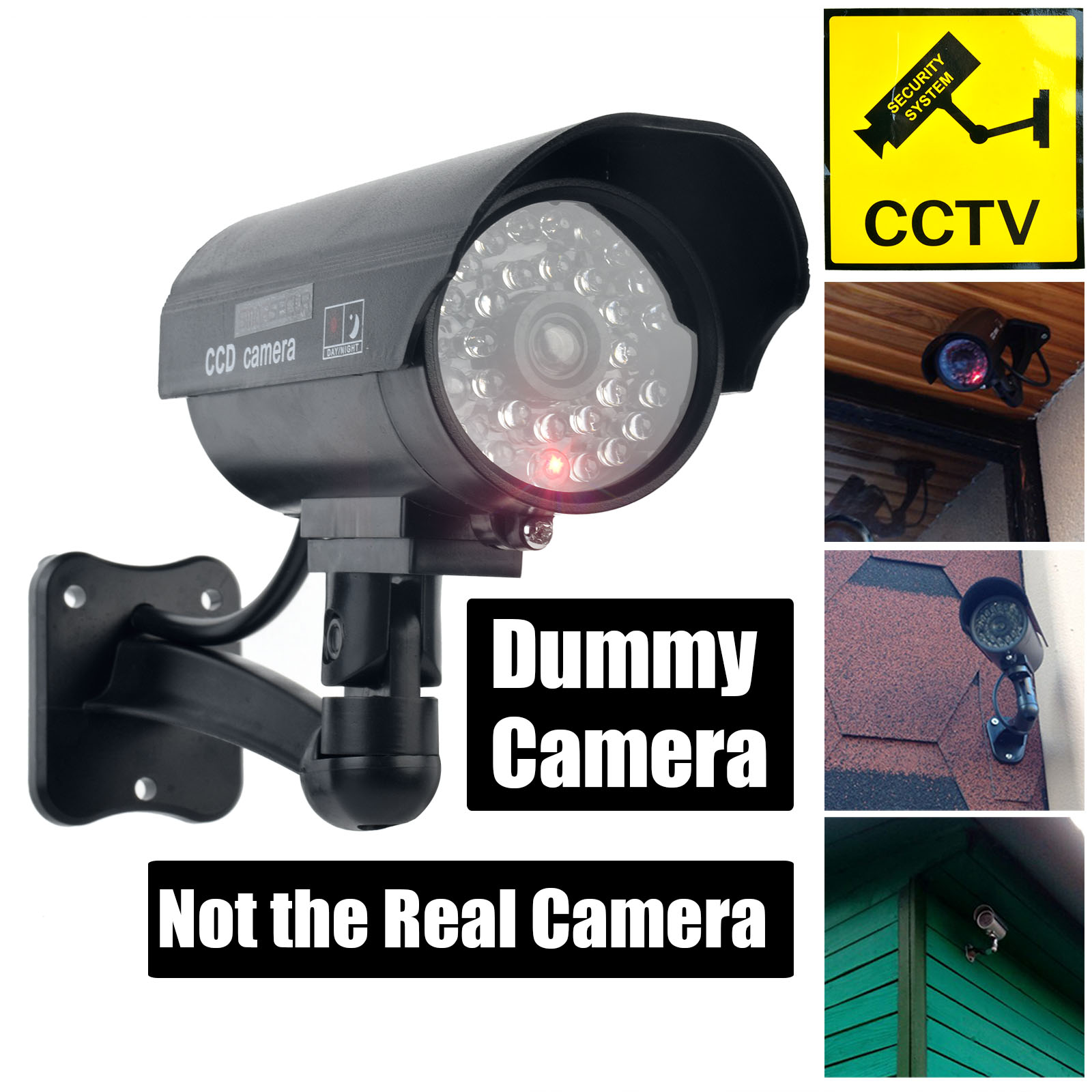 Smarsecur Fake Camera Dummy Wa - Home Security Lights recension och pris