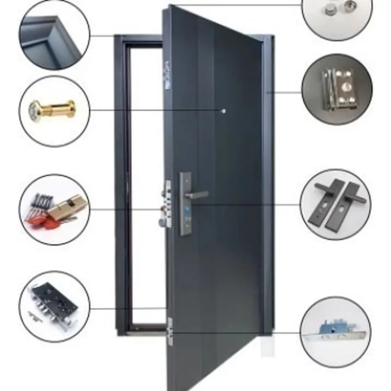 Art Embossed Anti Theft Door I - Home Security Project recension och pris