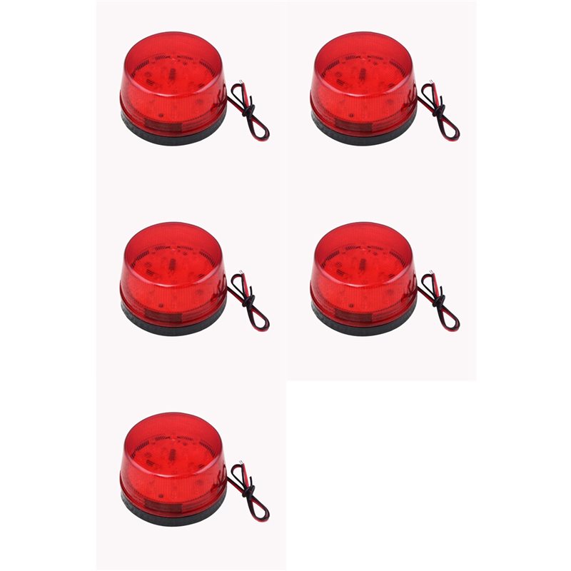 5X 12V Alarm Led Flashing Stro - Home Security Lights recension och pris