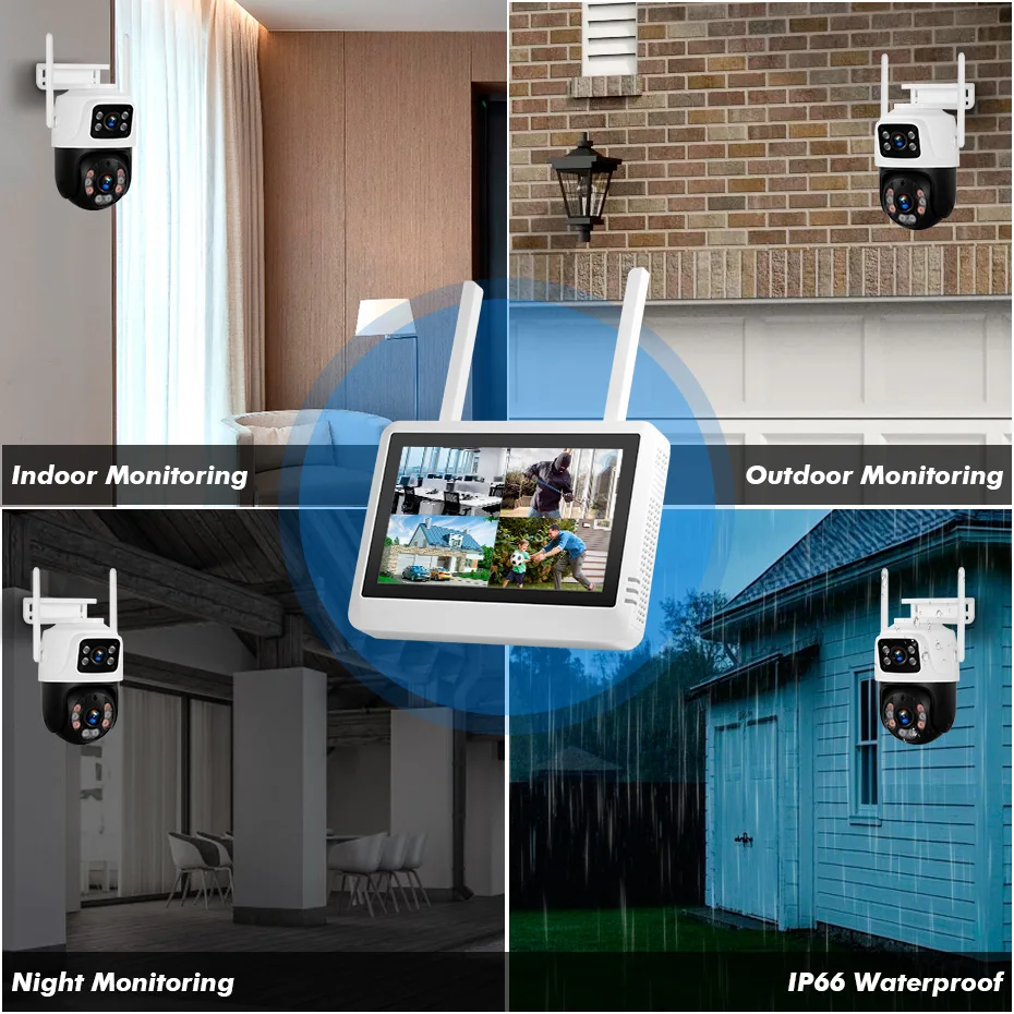 FUERS 8CH Wireless NVR Securit - Home Security Recorder recension och pris
