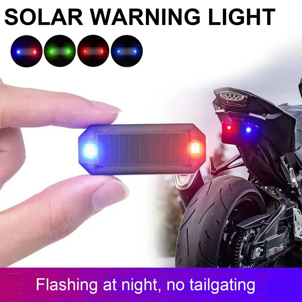 Mini LED Solar Power Car Warni - Home Security Wireless recension och pris