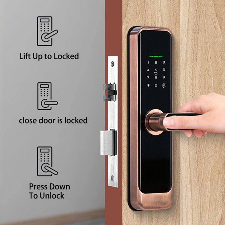 Digital Smart Doorlock Passcod - Home Security Doors recension och pris