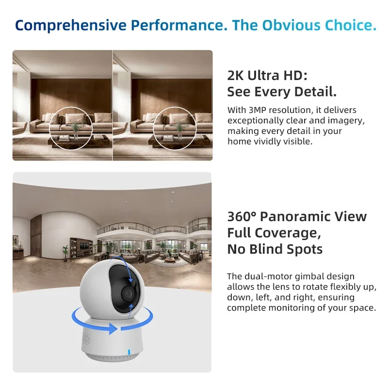 Original Aqara Smart Camera E1 - Home Security Adt recension och pris