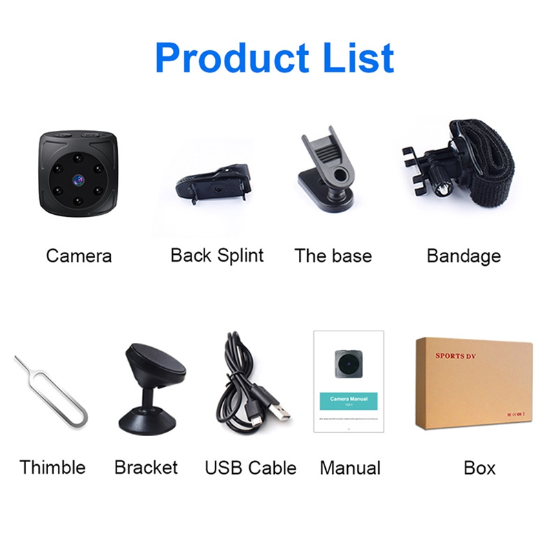 Mini HD Camera 1080p Portable  - Home Security Recorder recension och pris