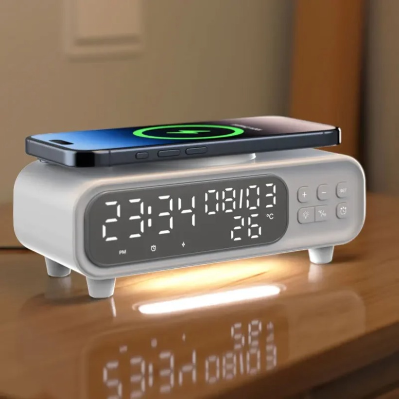 15W Wireless Charger Time Alar - Home Security Wireless recension och pris