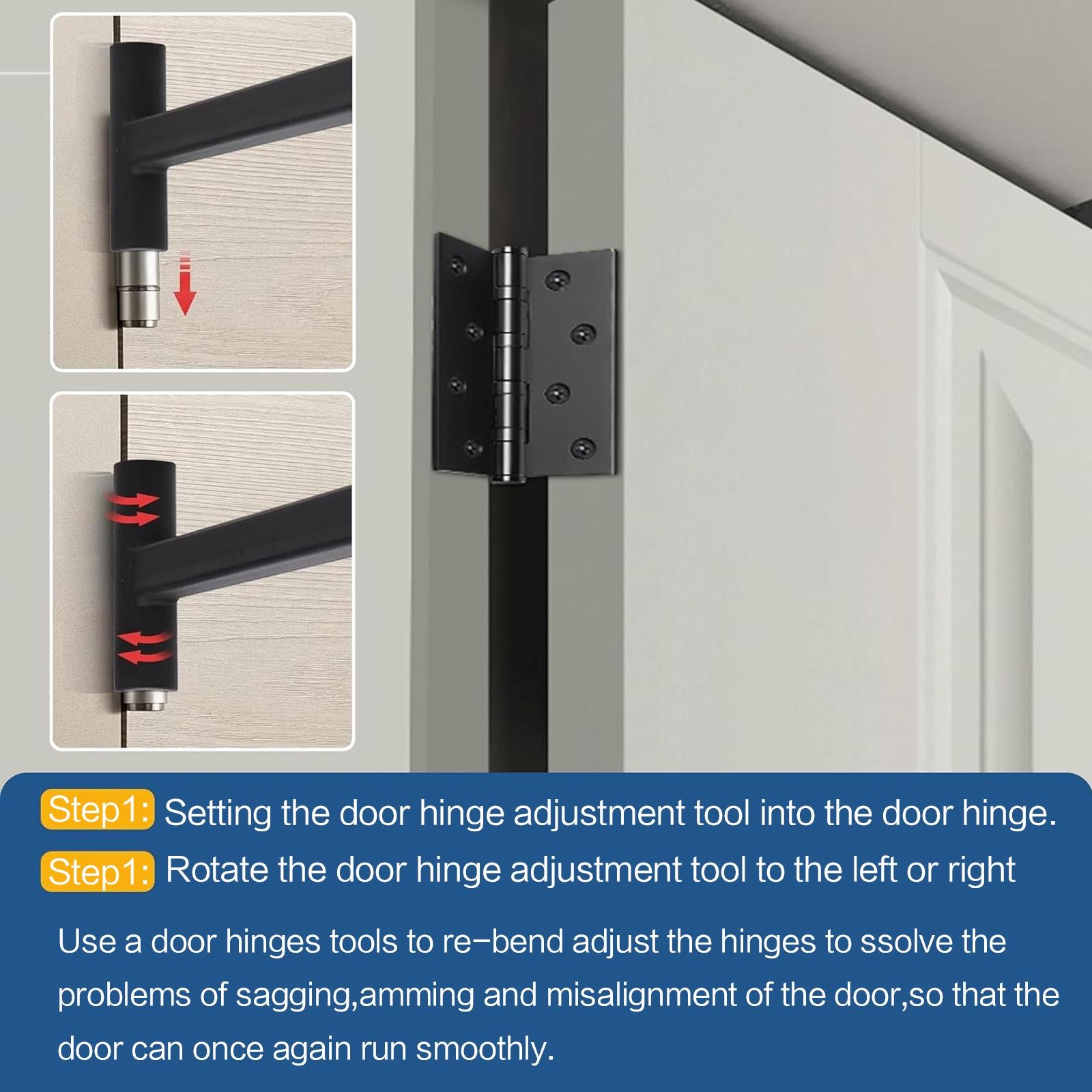 Heavy Duty Door Hinge Adjustme - Home Security Project recension och pris