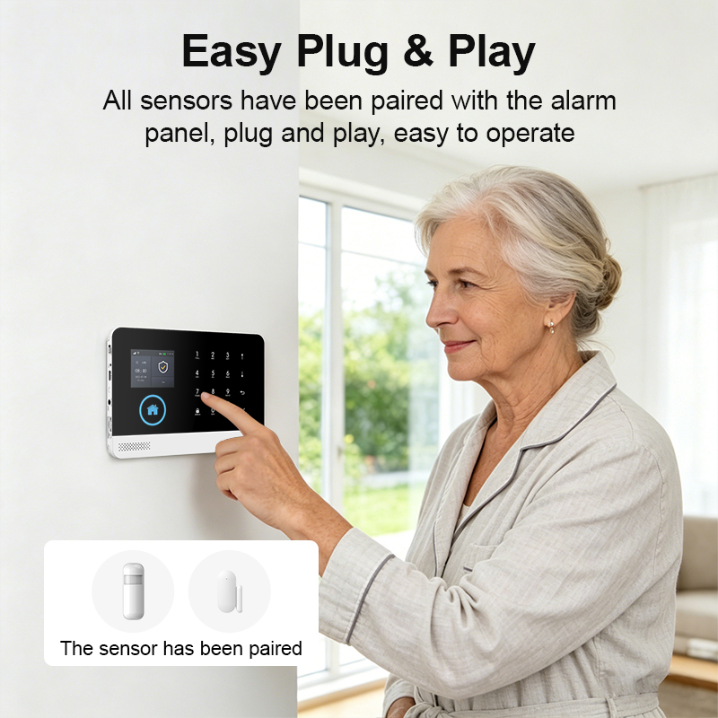PGST WIFI GSM Smart Home Secur - Home Security System Installation recension och pris