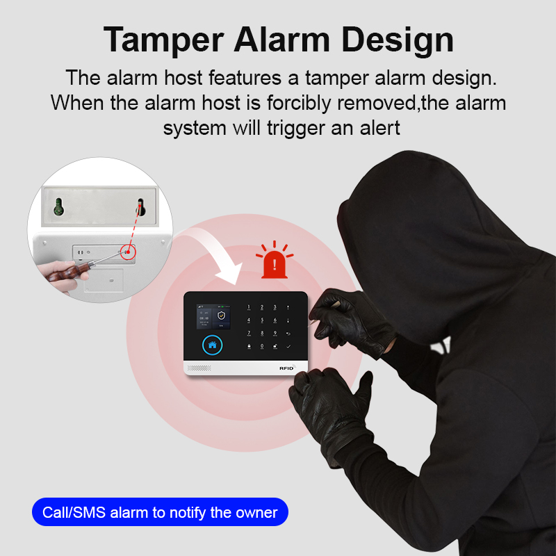 PGST WIFI GSM Smart Home Secur - Home Security System Installation recension och pris