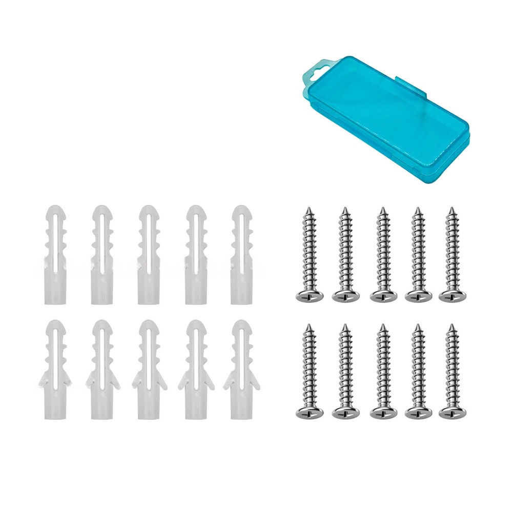 20PCS Plastic Expansion Tube S - Home Security Project recension och pris
