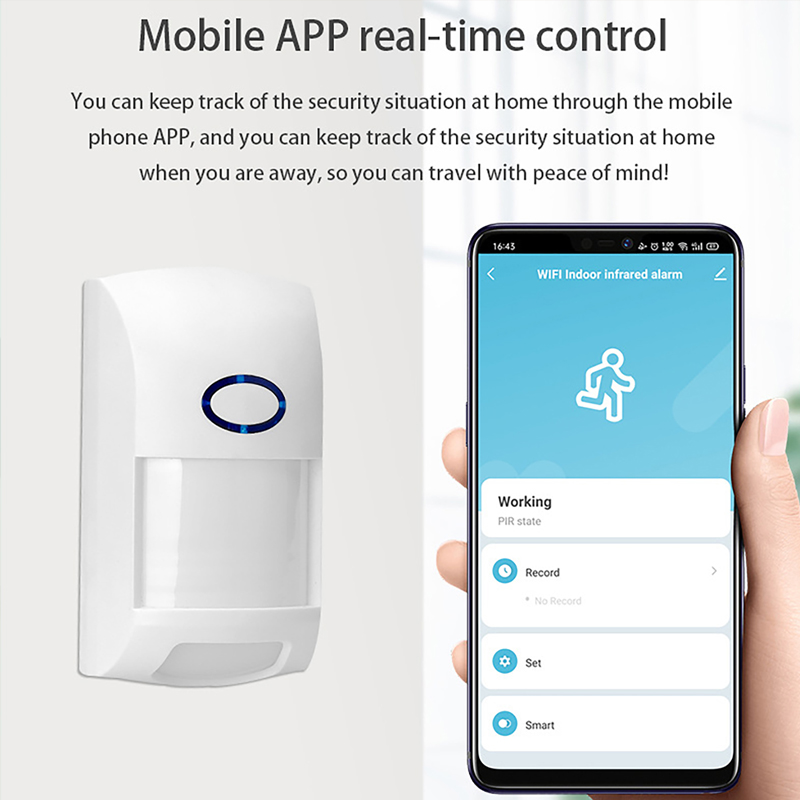 Smart Tuya PIR Motion Sensor W - Home Security System Installation recension och pris
