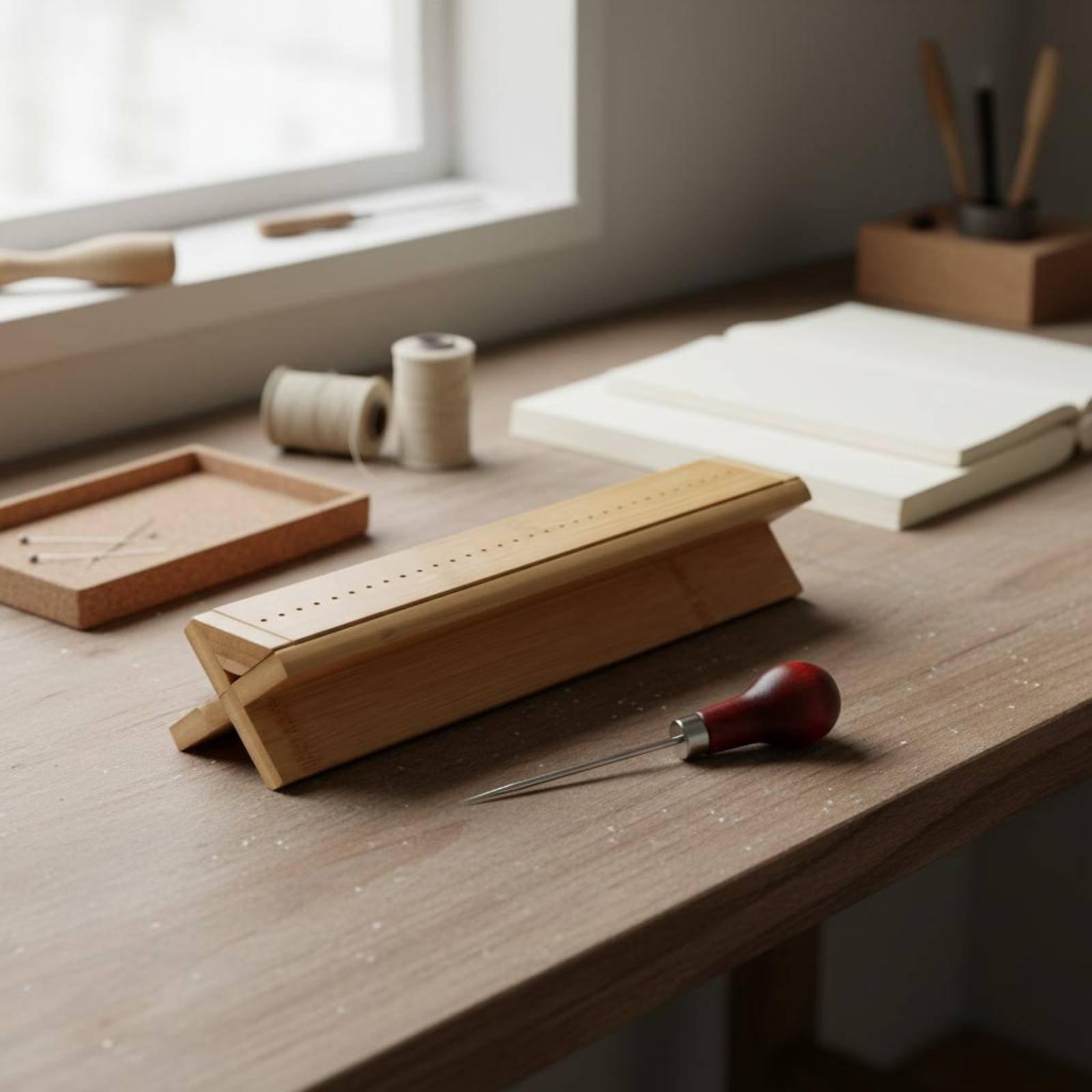 Wood Book Binding Punch Profes - Home Security Project recension och pris
