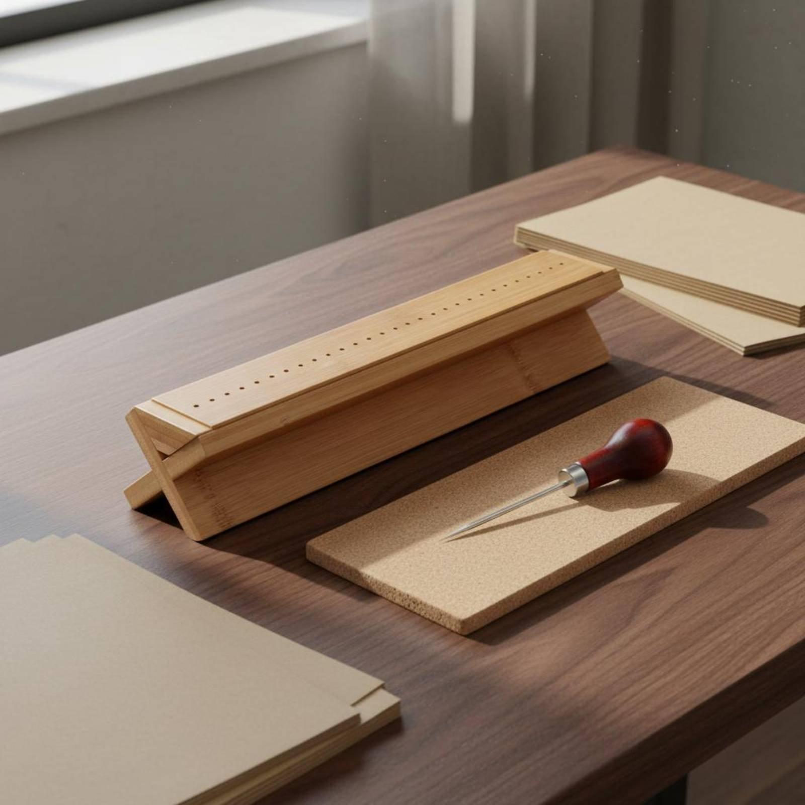 Wood Book Binding Punch Profes - Home Security Project recension och pris