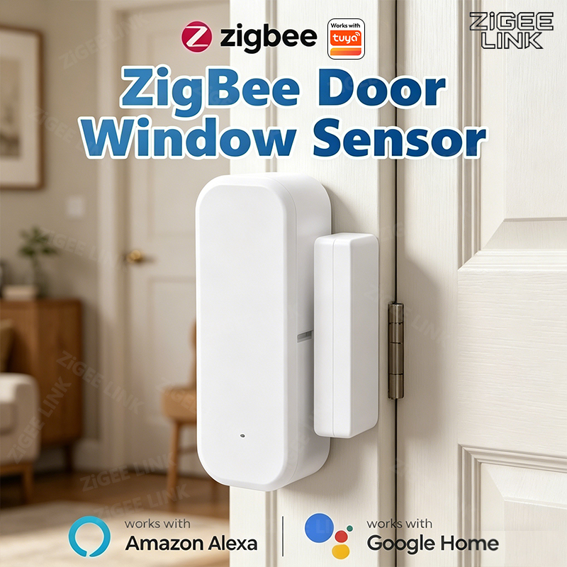 ZigBee Door Window Sensor Gate - Home Security Lights recension och pris