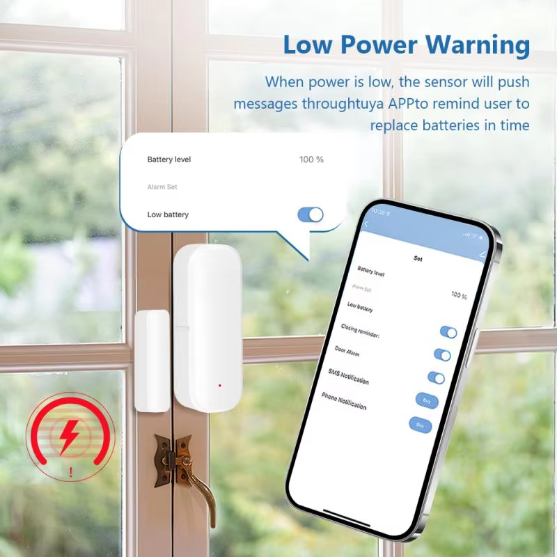 ZigBee Door Window Sensor Gate - Home Security Lights recension och pris