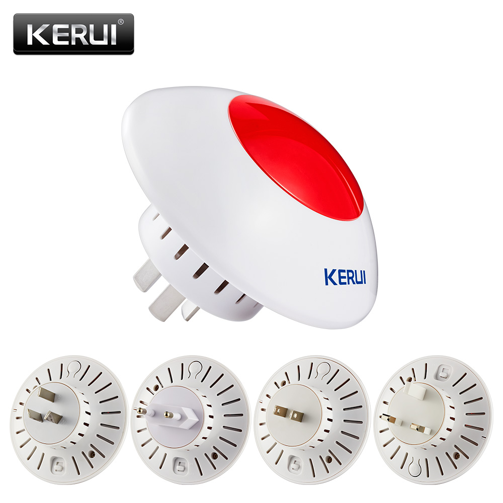 KERUI J009 Loud Indoor Siren W - Home Security Lights recension och pris