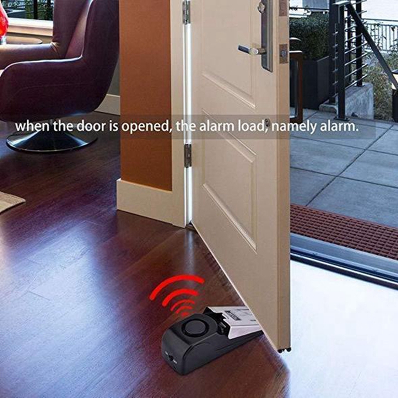 Wireless Door Stop Alarm Lock  - Home Security System Installation recension och pris
