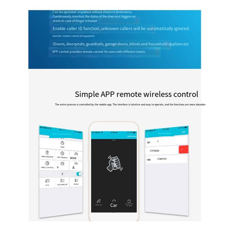 B04C-RTU5024 GSM Door Opener R - Home Security Wireless recension och pris