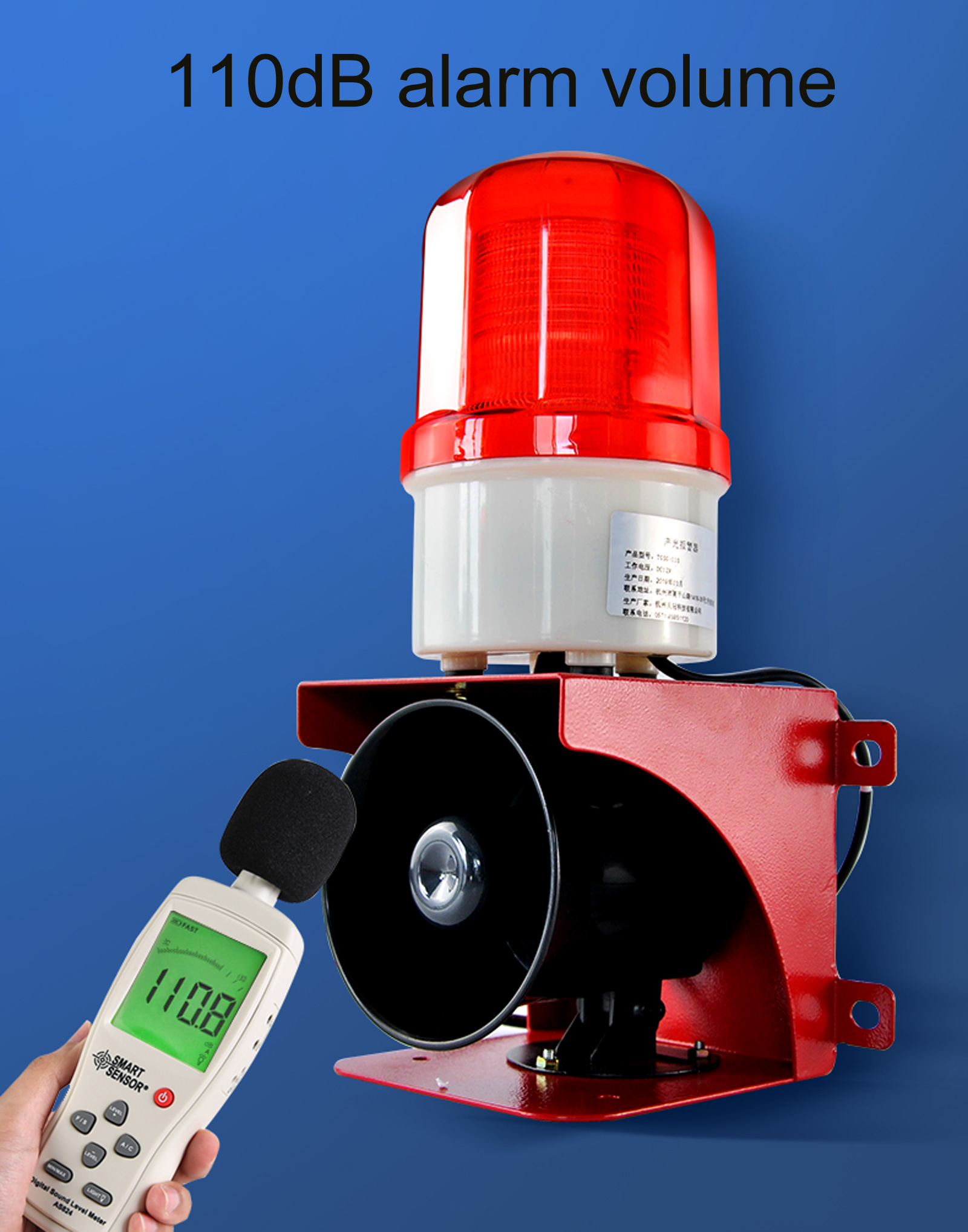 Industrial Alarm Siren Outdoor - Home Security Lights recension och pris