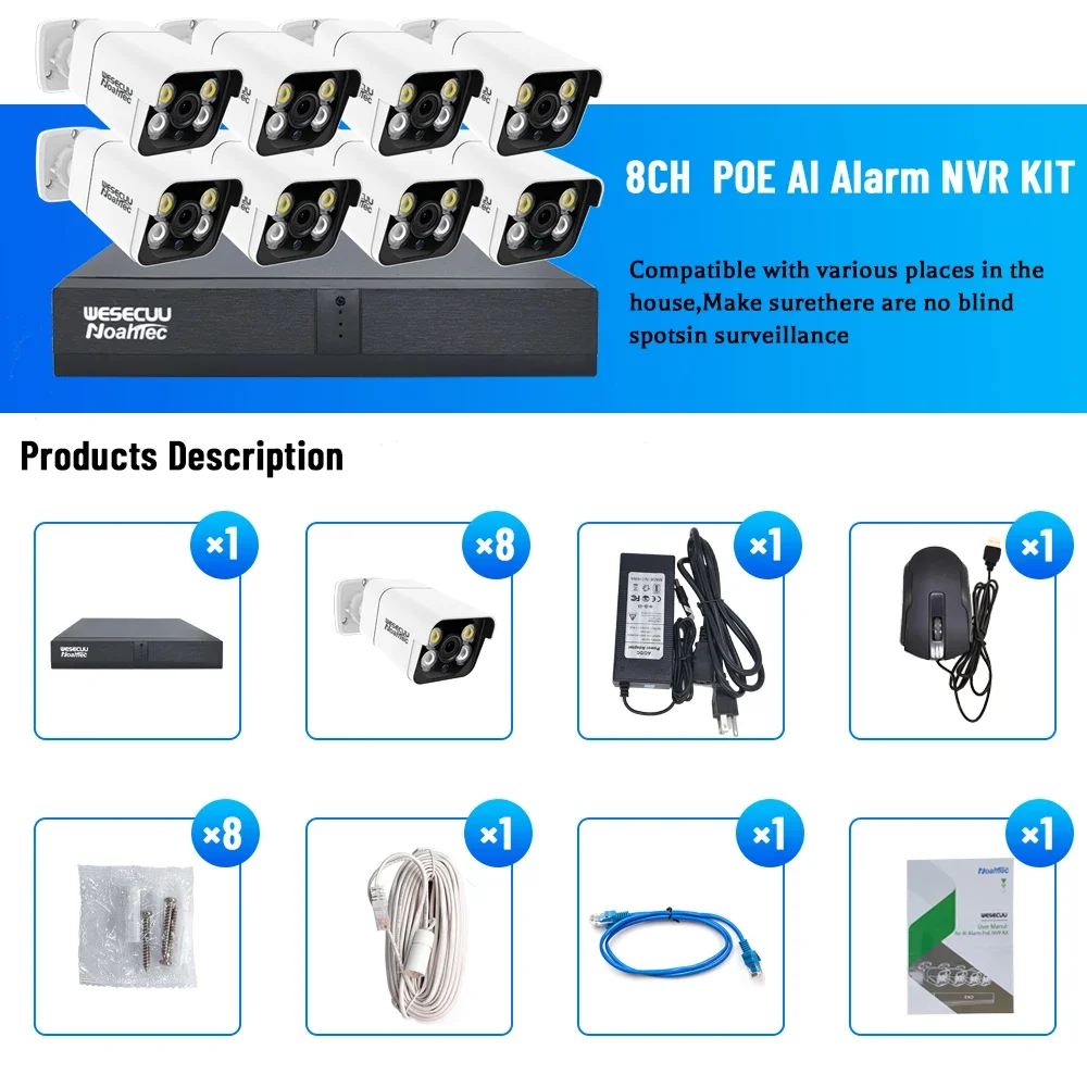Manufacturer 5mp 4k 8mp 4 8 16 - Home Security And Camera Systems recension och pris
