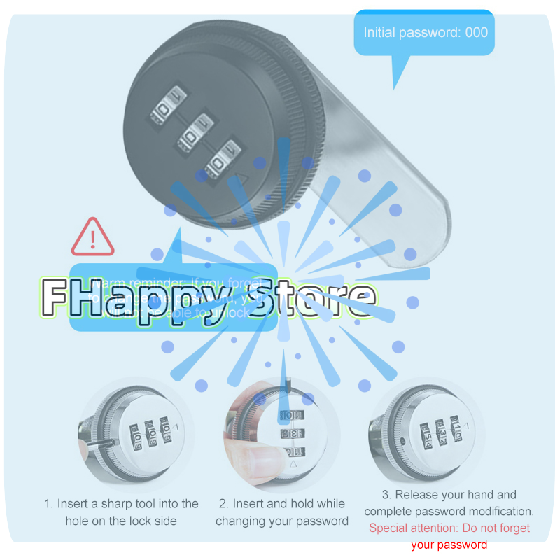 3 Digital Zinc Alloy Password  - Home Security Doors recension och pris