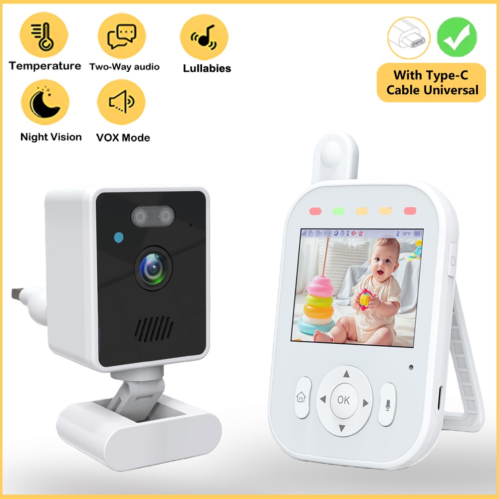 Baby Monitor Wireless Indoor 2 - Home Security Wireless Camera recension och pris