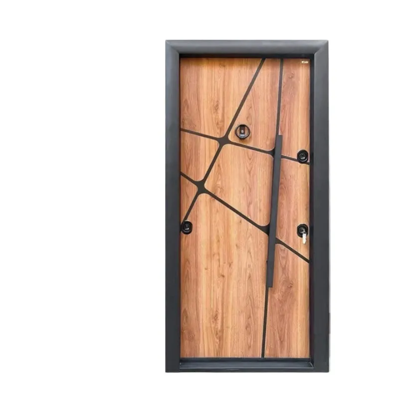Anti Theft Iron Entry Door Hou - Home Security Project recension och pris
