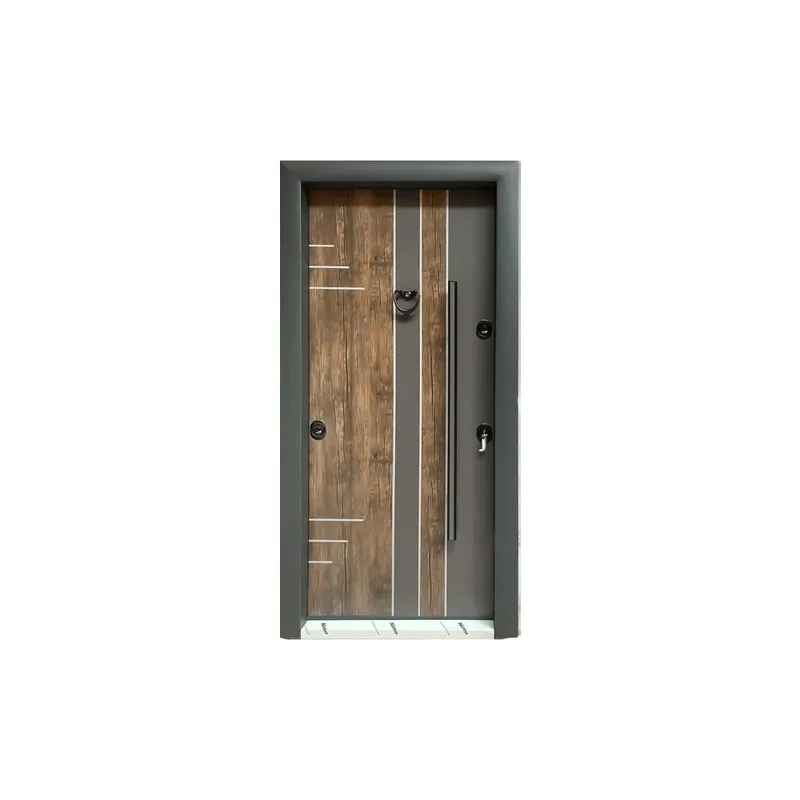 Anti Theft Iron Entry Door Hou - Home Security Project recension och pris
