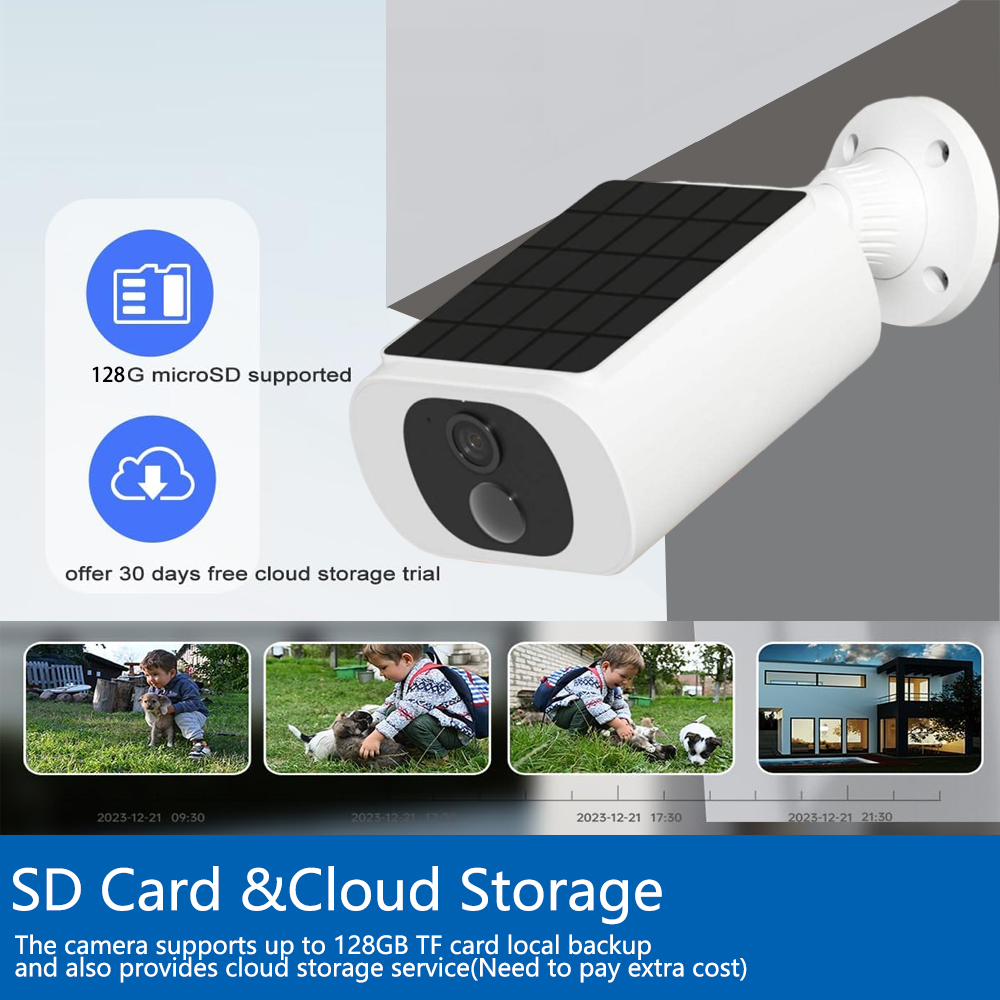 Tuya 5MP Solar Security Camera - Home Security Wireless Camera recension och pris
