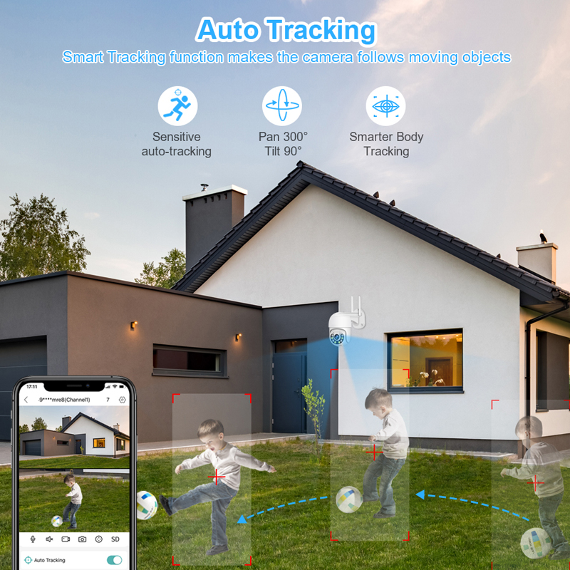 Smar 3MP Wireless CCTV Securit - Home Security System Installation recension och pris