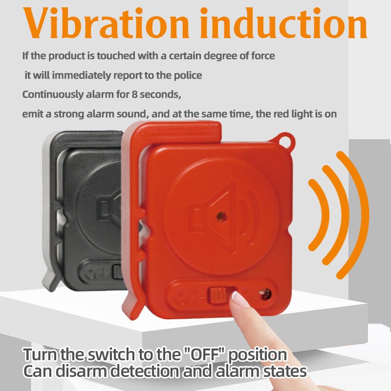 KERUI Wireless Vibration Alarm - Home Security Doors recension och pris