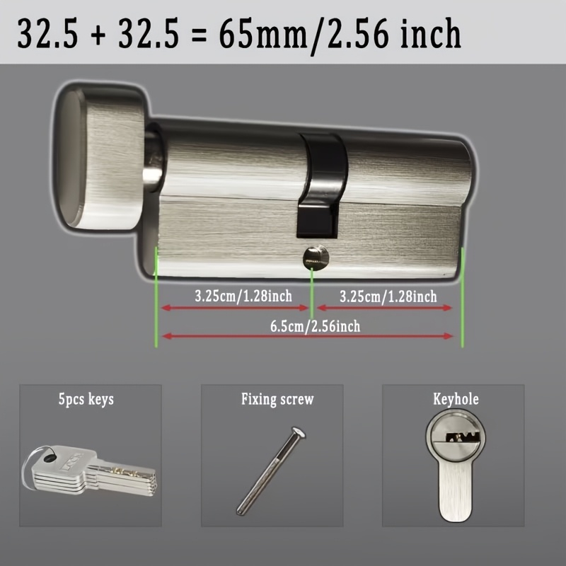 1Pc European Standard All-Copp - Home Security Doors recension och pris